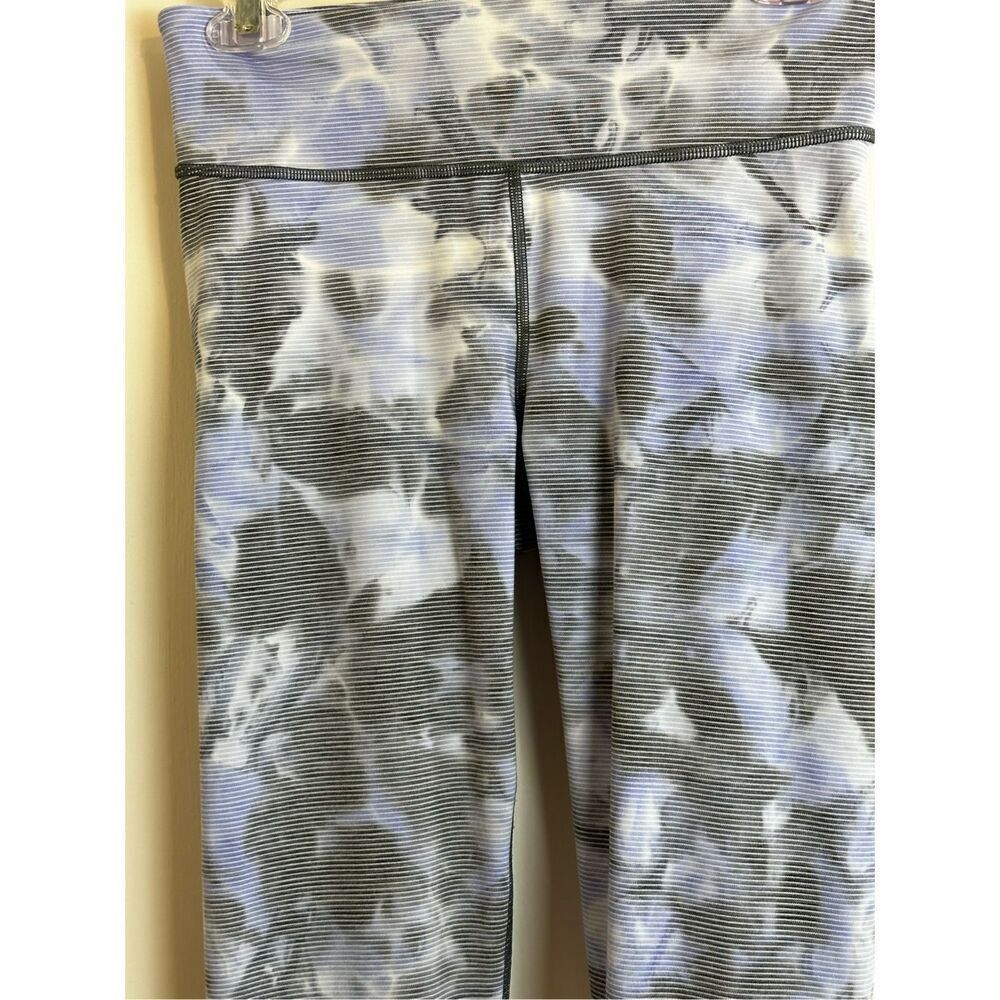 Athleta girl gray and blue camo leggings. Girls size XXL/16 - Picture 2 of 5